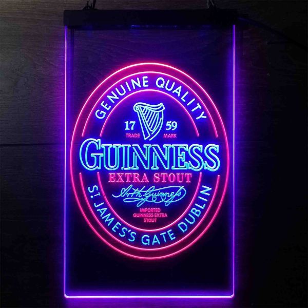 Guinness St. James Gate Dublin Neon-Like LED Sign